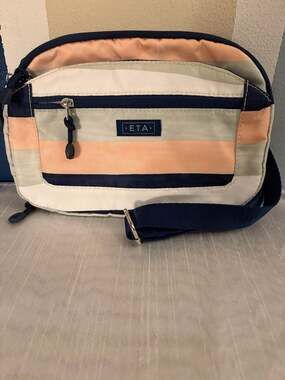 E.T.A. by Rosetti Zurich Mid Crossbody Bag in Multi-Color Stripe